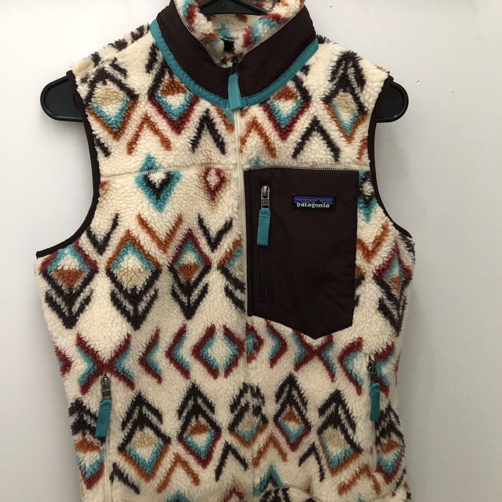 Patterned Patagonia vest